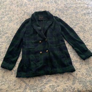 Banana Republic Factory Tartan Blazer